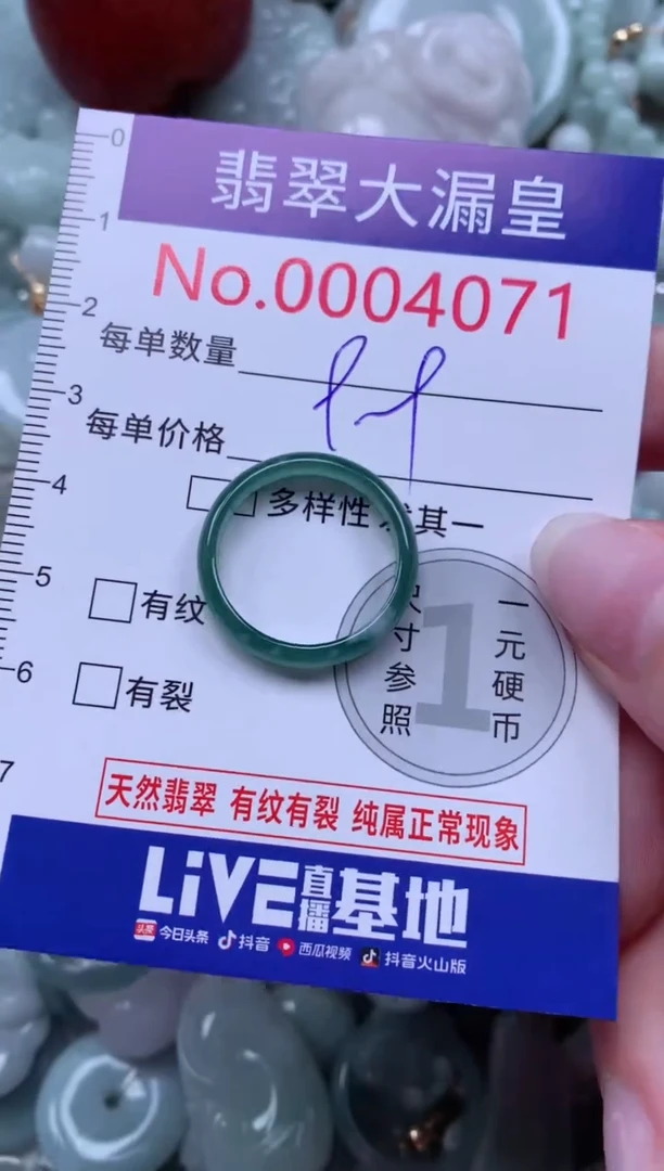 翡翠未镶嵌吊坠(不含链)4071