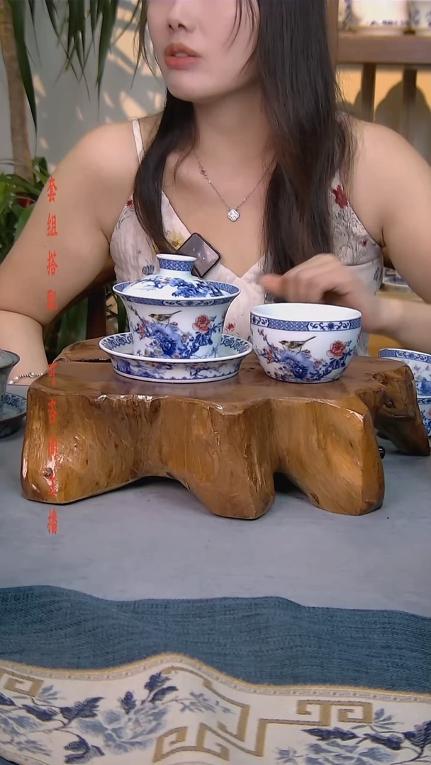 简装家用款2件套 白瓷陶瓷茶具