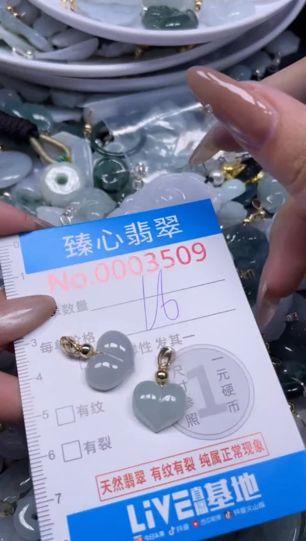 颈饰未镶嵌翡翠3509