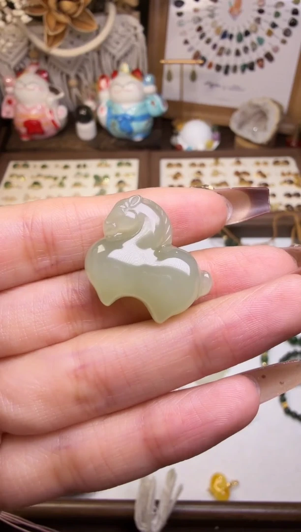 水晶摆件未镶嵌小马