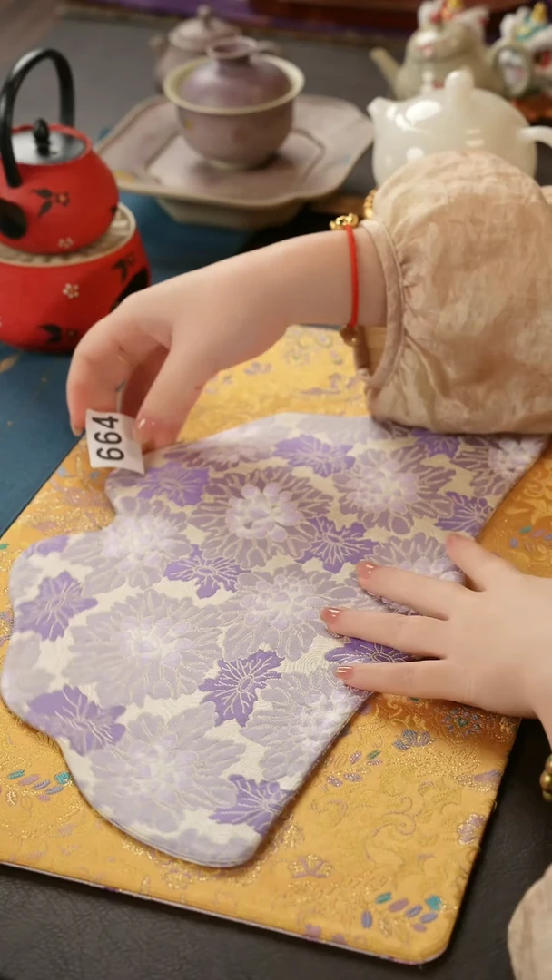 青云茶斋紫色茶席664