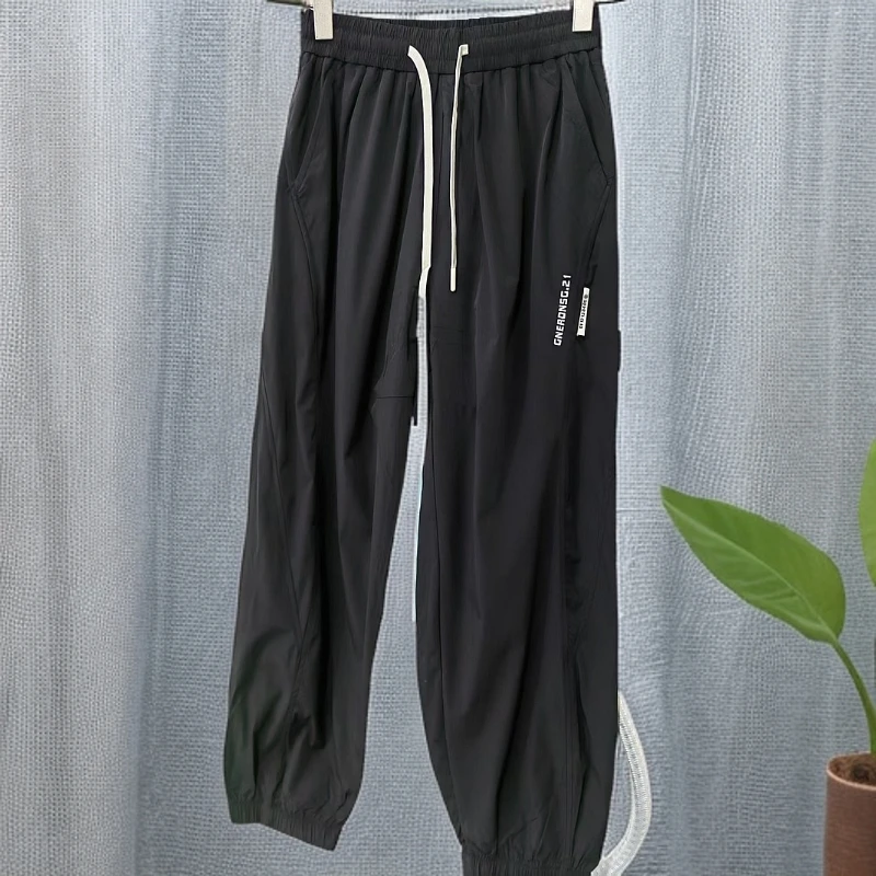 【28721-黑色】青少年夏季速干长裤