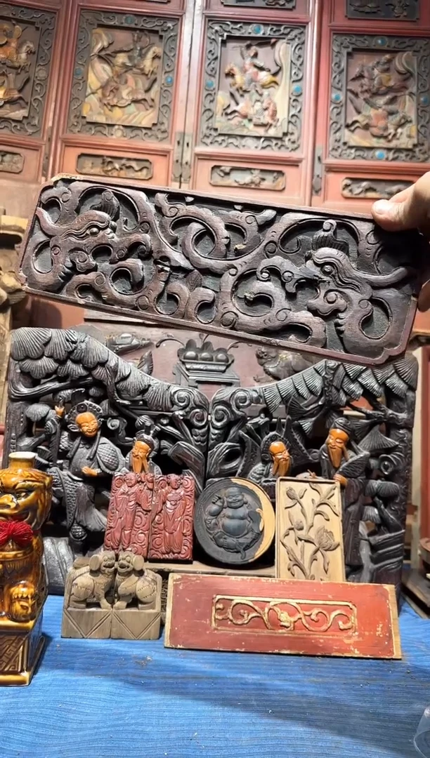 香樟木老木雕老物件