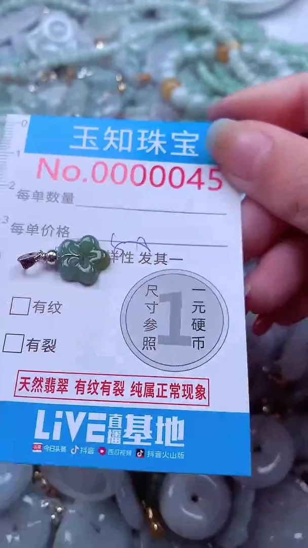 吊坠(不含链)未镶嵌翡翠45