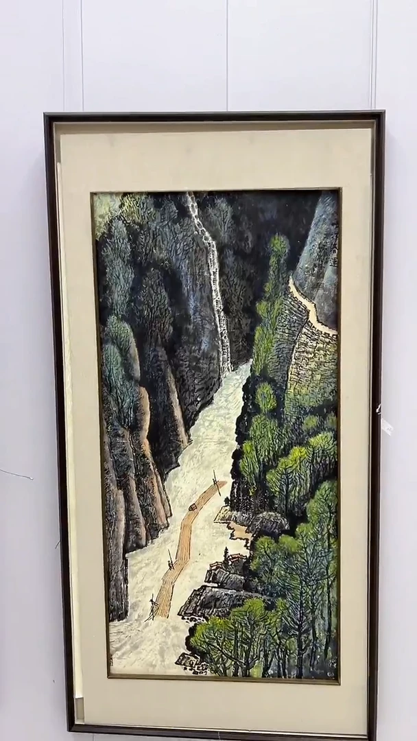 国画吴丽珠-8平尺-国画作品-山水原作-x