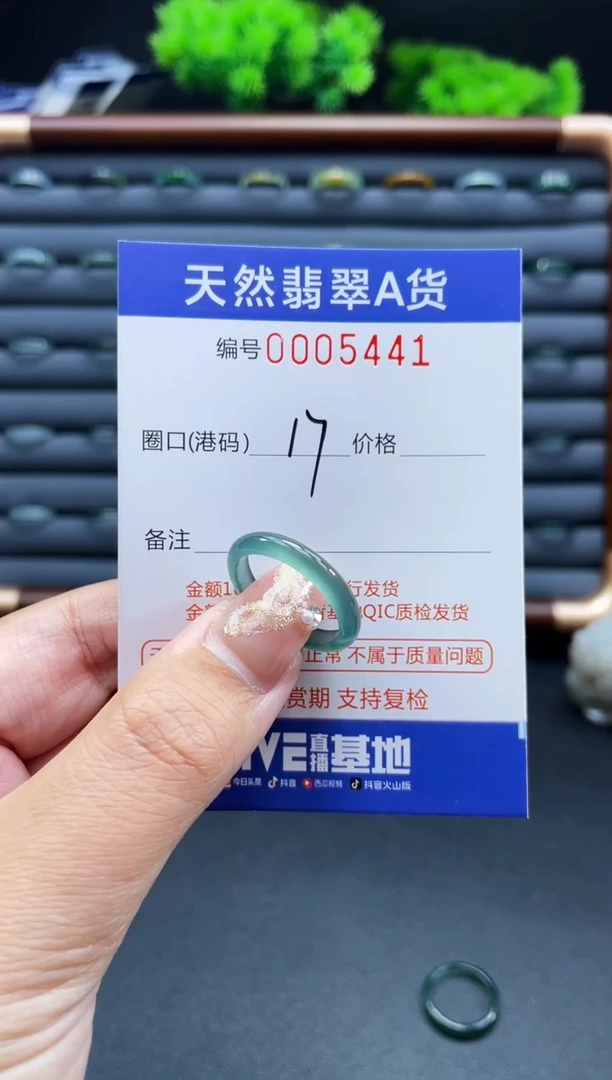 未镶嵌戒指翡翠戒圈
