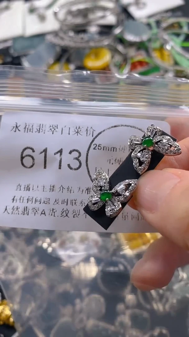 翡翠未镶嵌吊坠(不含链)6113