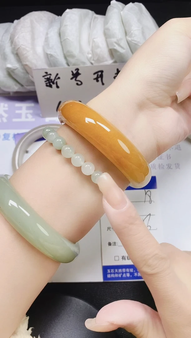 未镶嵌手镯石英质玉多样性发货-18-56/7