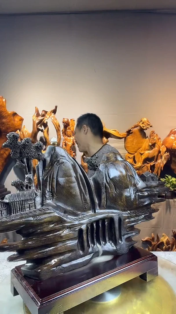 金丝楠天*小叶桢楠随行摆件47