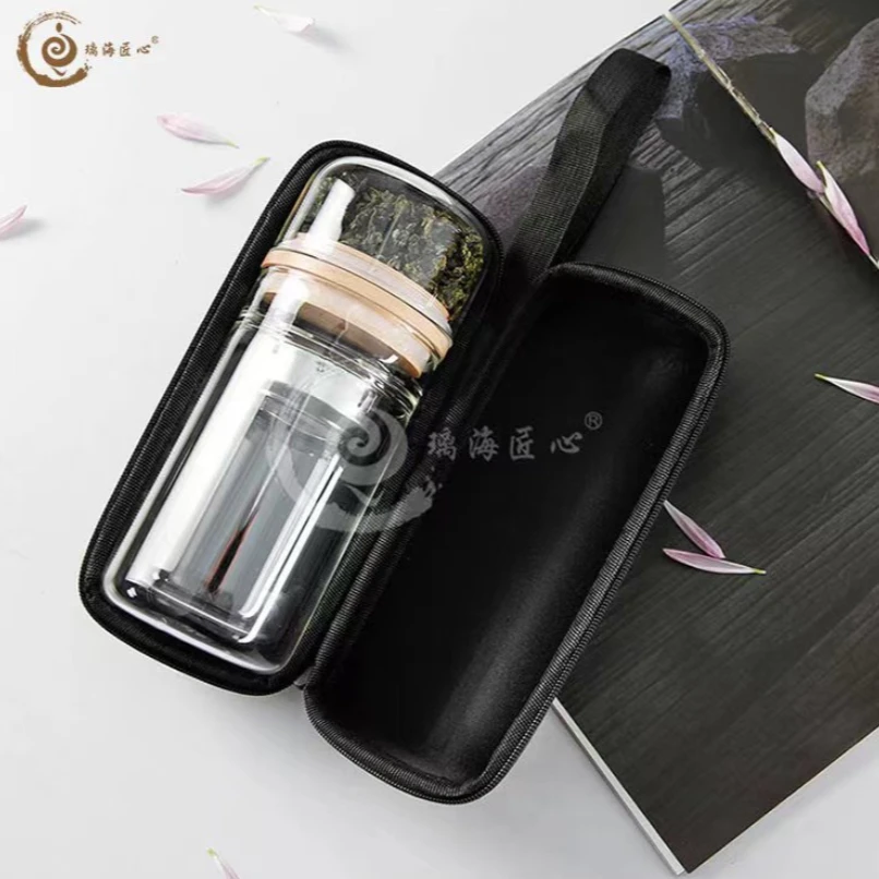 NSD明尚德高硼硅玻璃LTB011泡茶三件杯