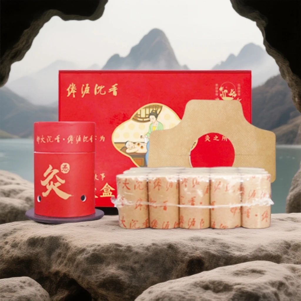 艾灸家用热敷套盒草本身体手工泡脚加厚礼盒装萃取