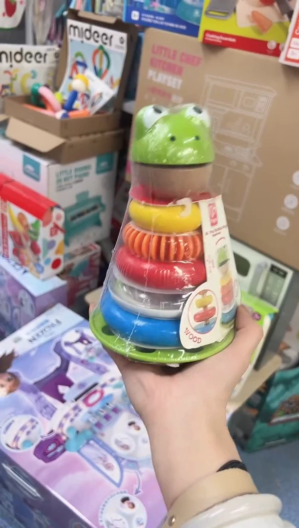 hape 青蛙推塔 e0457