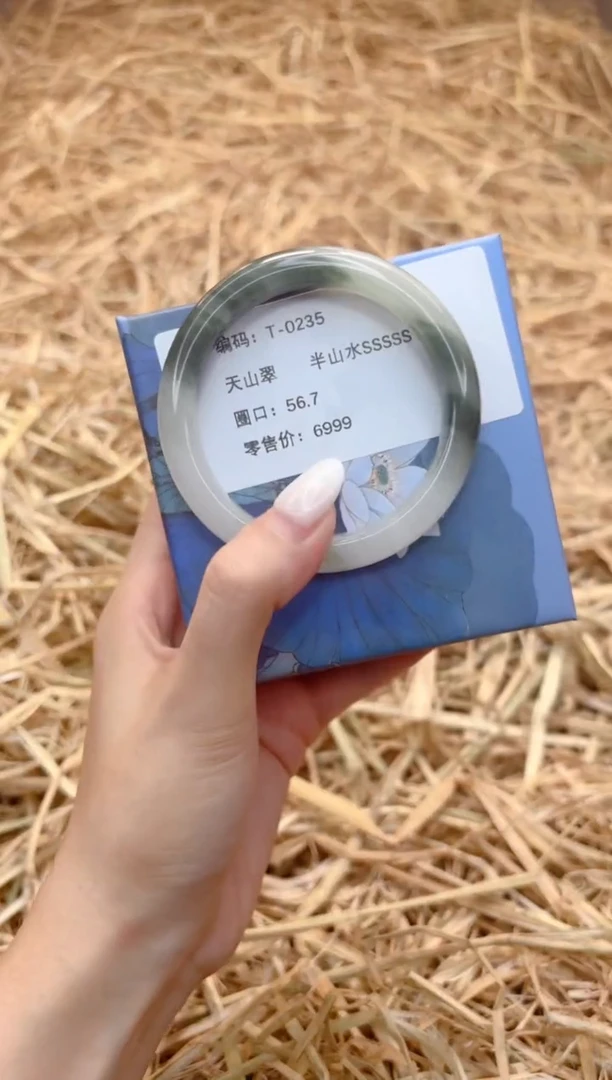 未镶嵌手镯石英质玉T0235-56.7