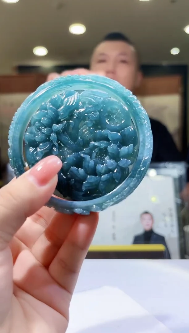 未镶嵌定制翡翠17/1005/C/发其一件/手镯