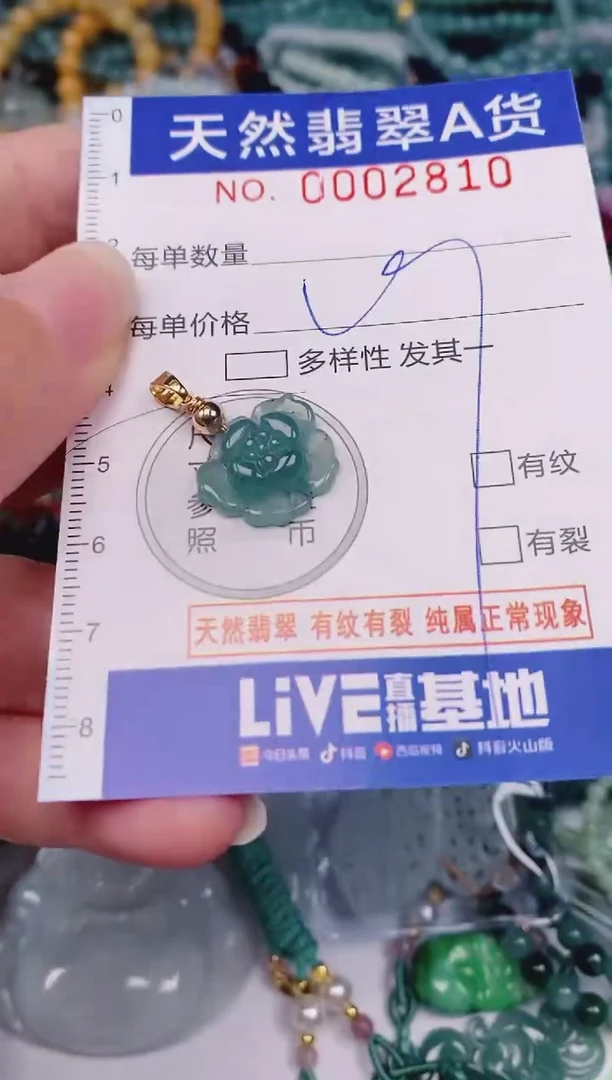 颈饰未镶嵌翡翠00002810