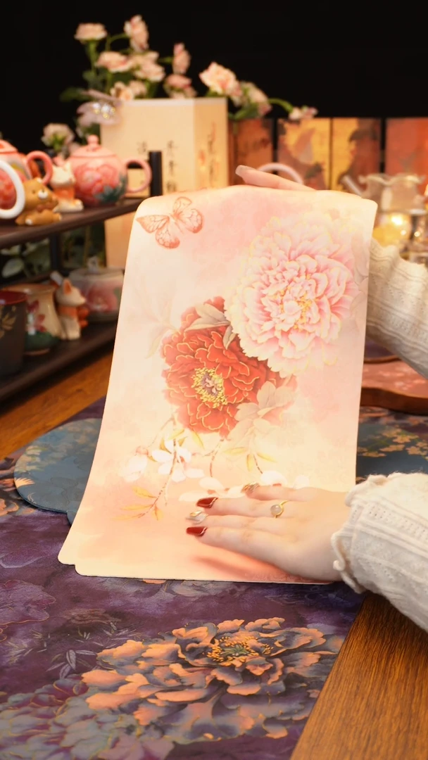 【闪购商品】粉色牡丹茶席·····