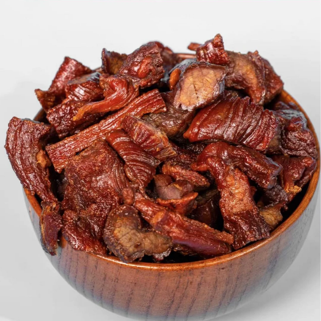 内蒙特产风干牛肉干边角料牛肉粒一袋100g 休闲零食 旅游必备