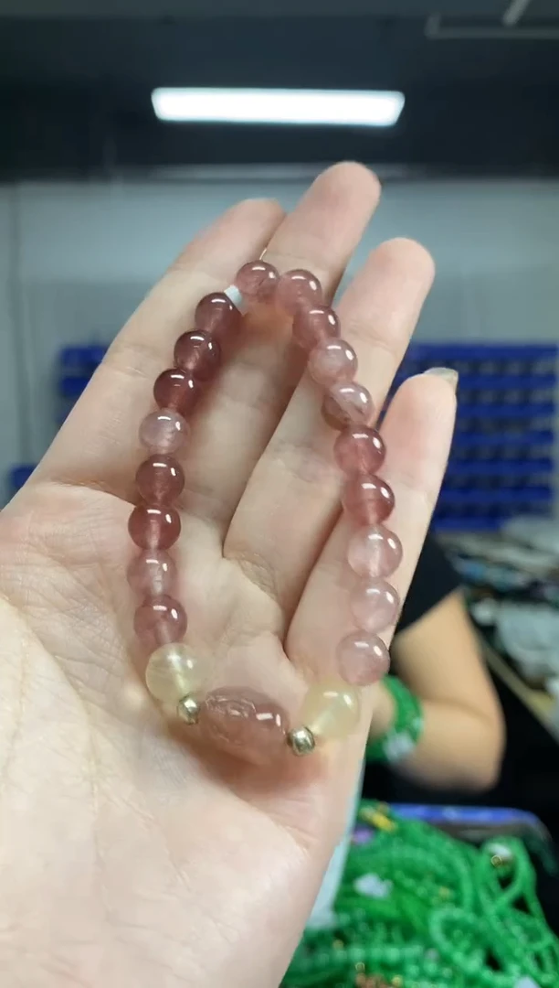 未镶嵌手链水晶闪购链接  多样性发其一颜色微差