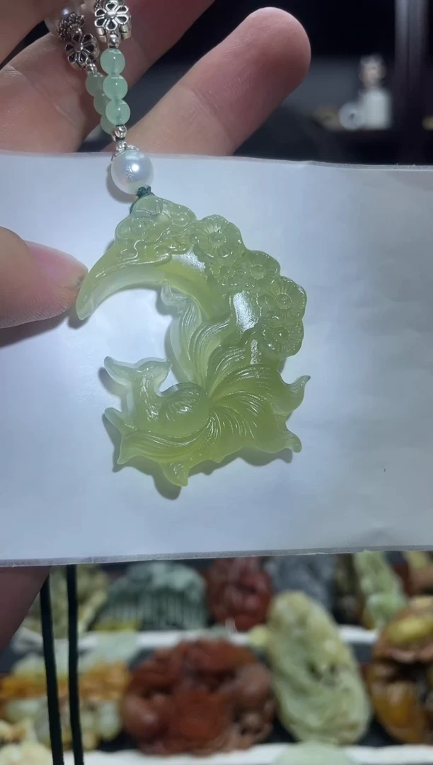 岫玉未镶嵌吊坠·多样性发货*拍一发一
