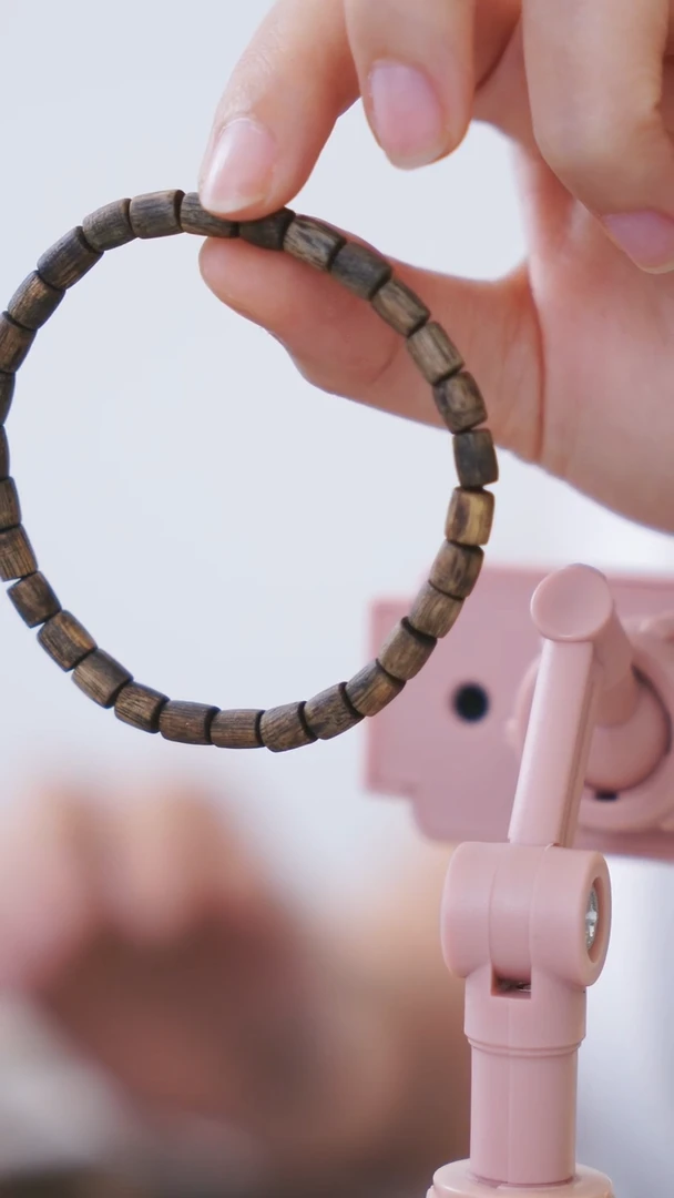 【闪购商品】沉香手串海南绿棋直切单圈