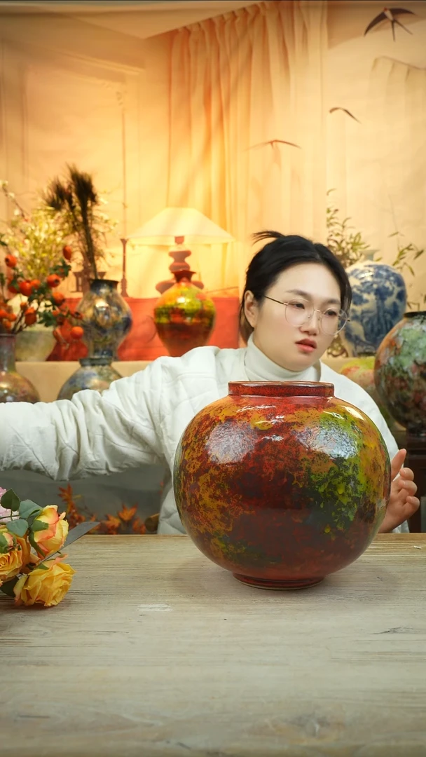 高  25  口  12  花瓶花器