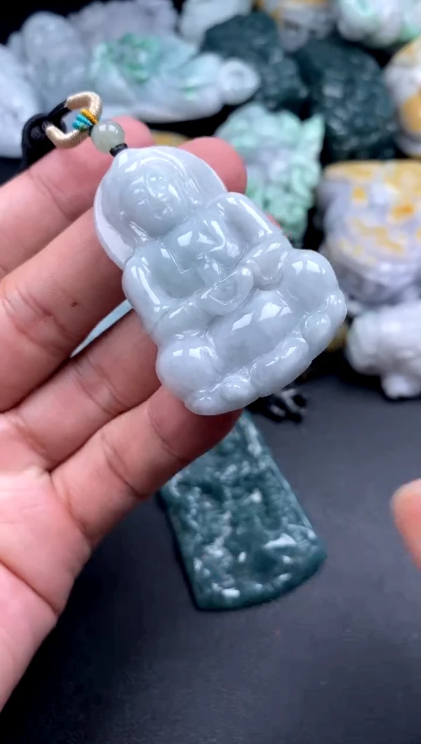 吊坠(不含链)未镶嵌翡翠1