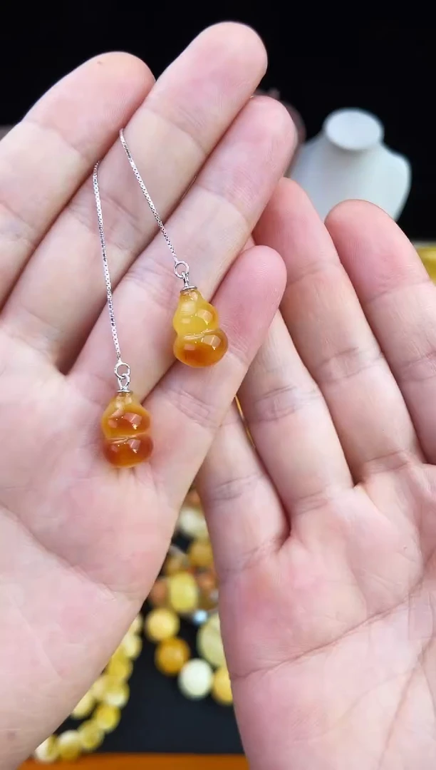 琥珀未镶嵌珠宝奇石柒月