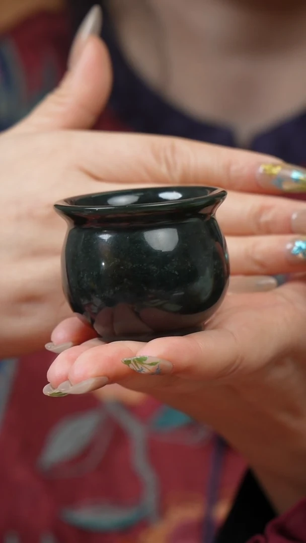 未镶嵌和田玉把件茶杯（多样性发货）