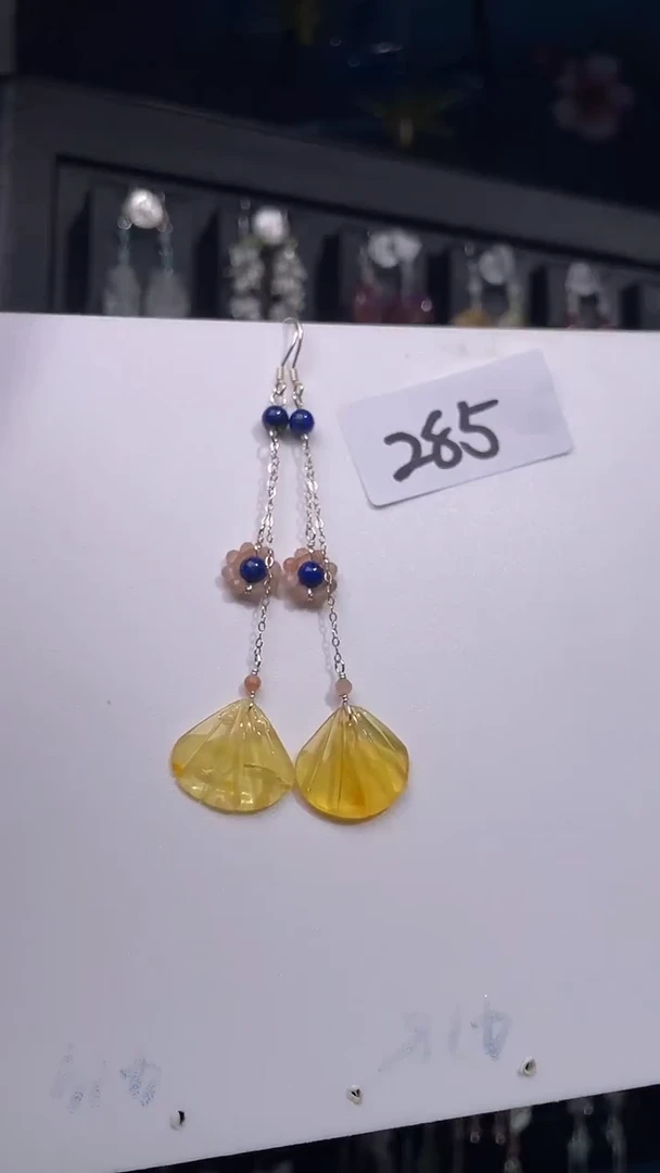 银S925镶嵌耳饰紫晶喜欢拍微瑕