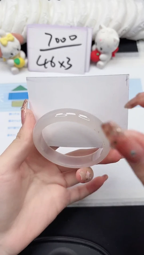 未镶嵌手镯石英质玉65-56