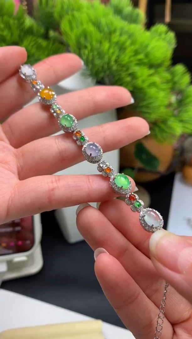 未镶嵌手链翡翠动***…---113364