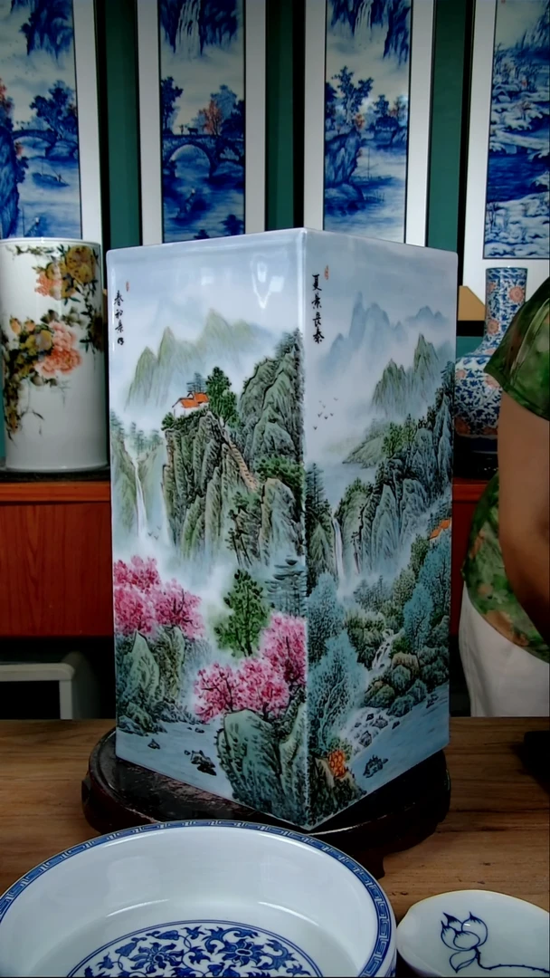 杰景德镇手绘镶器888888