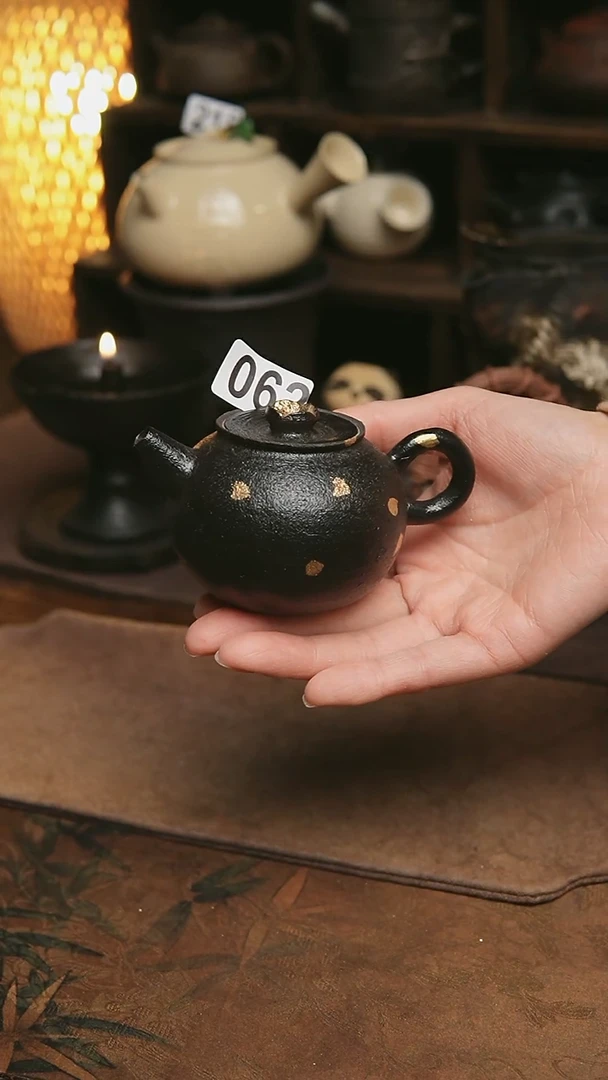 062号紫砂全手工正把茶壶满容125毫升