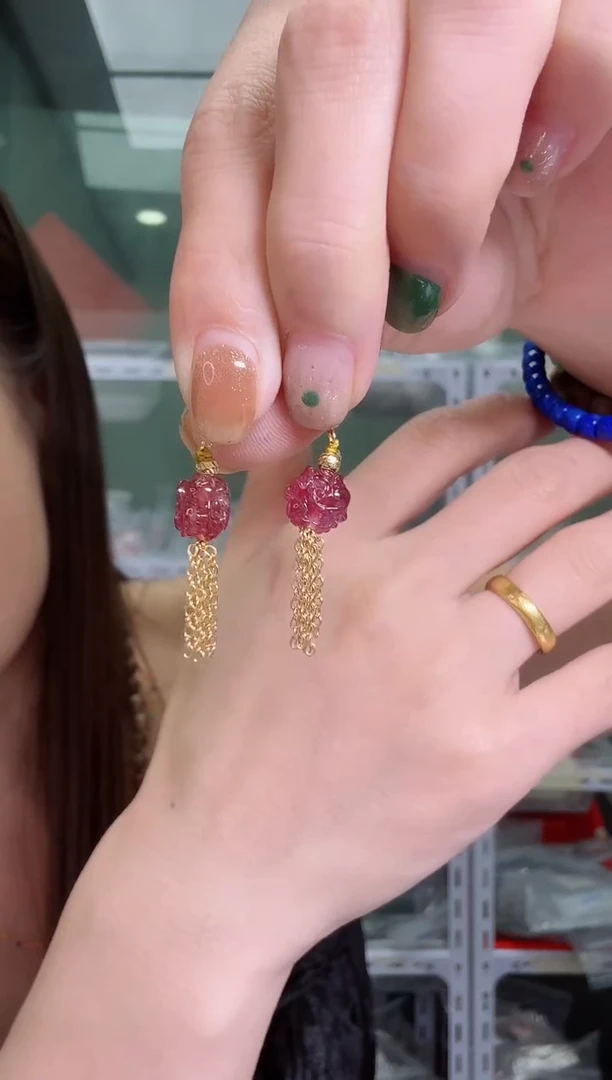 颈饰银S925镶嵌碧玺DQ1729-银镶碧玺