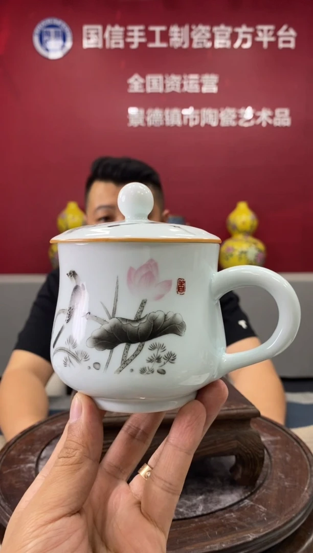 摆件d625景德镇瓷器一件