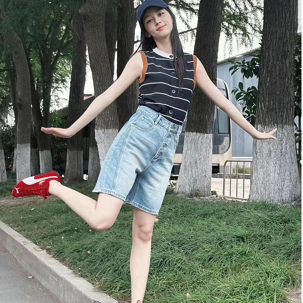 13month品牌集合店 |单排多扣短裤丨6141