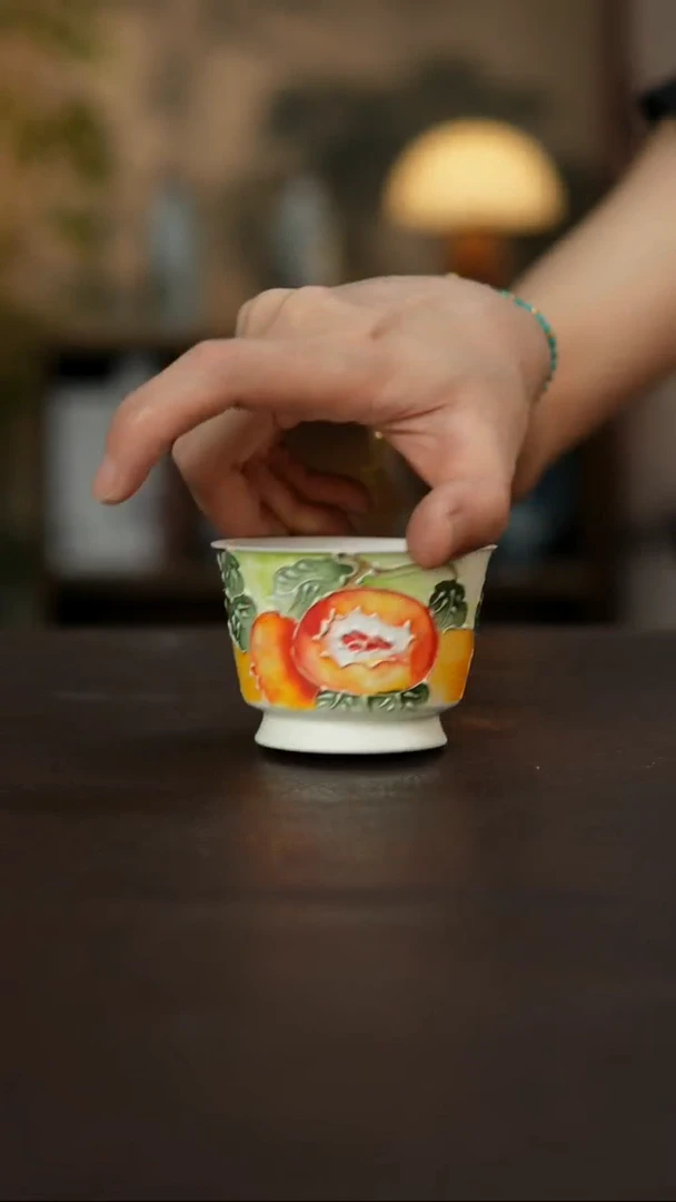 杯景德镇陶瓷杯碗柴烧多人