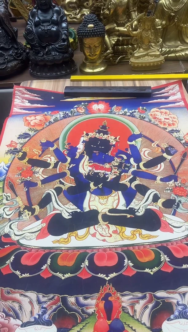 卷轴画精品挂饰 唐卡tk16315