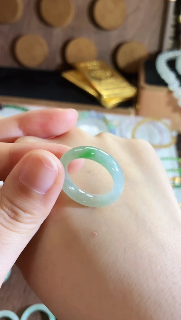 翡翠戒指未镶嵌2手饰 17