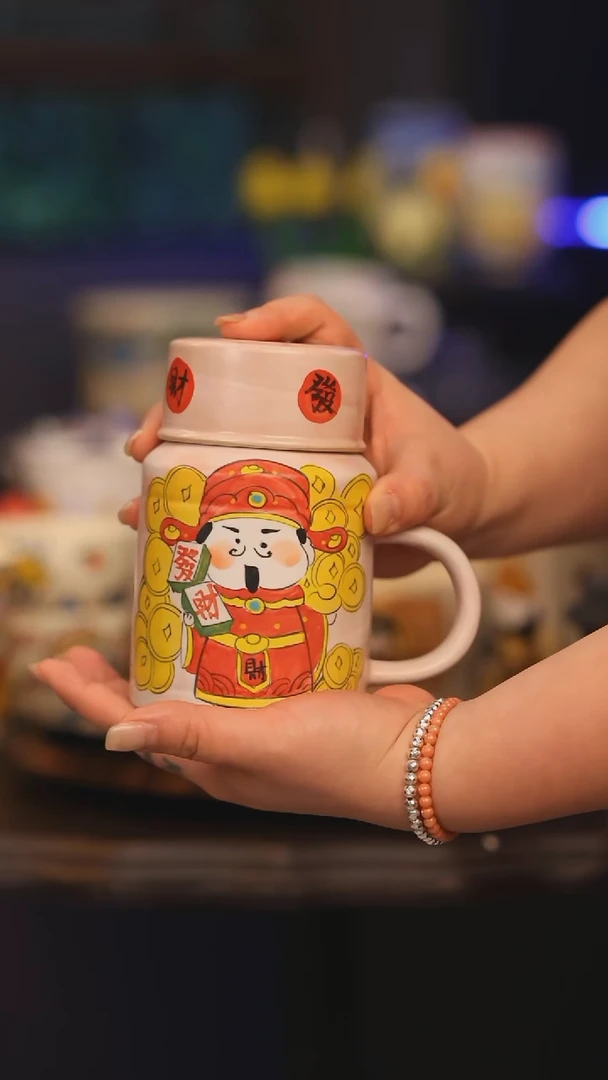 【闪购商品】摆件景德镇釉下彩绘设计师款式陶瓷