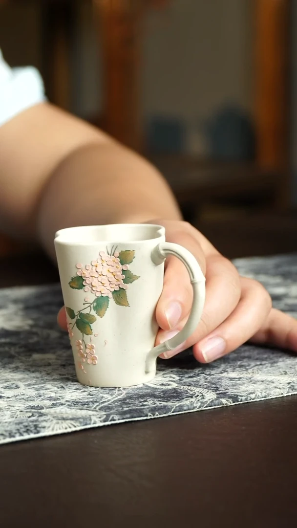 茶杯紫砂86号宜兴紫砂原矿作品