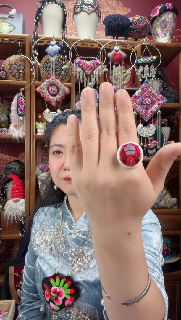 刺绣戒指38甜甜家