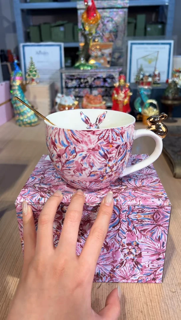 【闪购商品】杯28万紫千红早餐杯（对图）