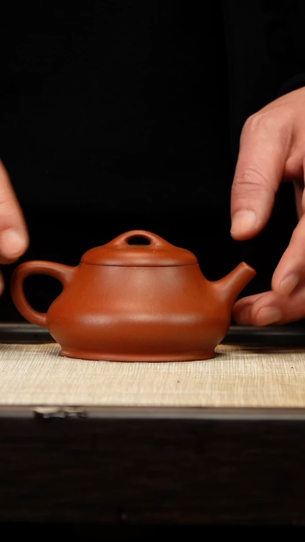 茶壶紫砂朱泥柱瓢大