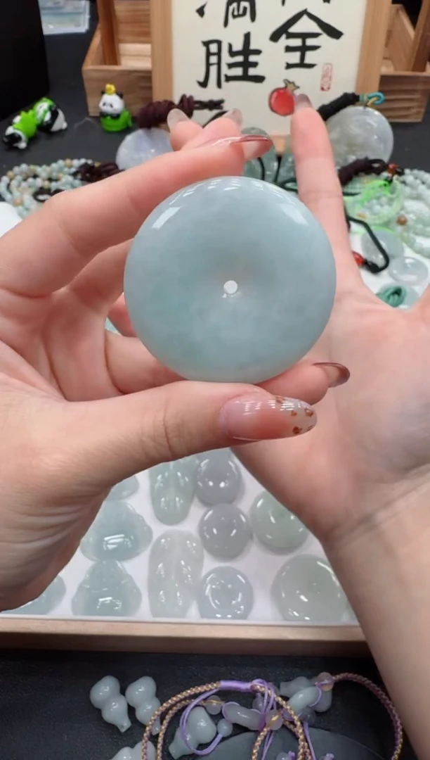 吊坠(不含链)未镶嵌翡翠浊**觞大扣子多样性发其一