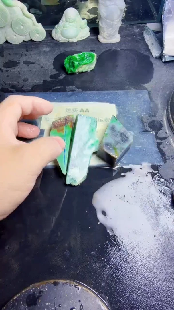 未镶嵌挂件翡翠天然翡翠064