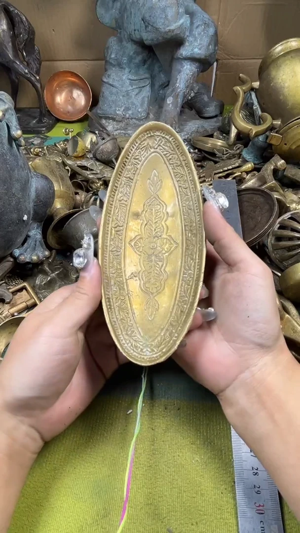 大**飞亿锦铜回流铜器摆件39