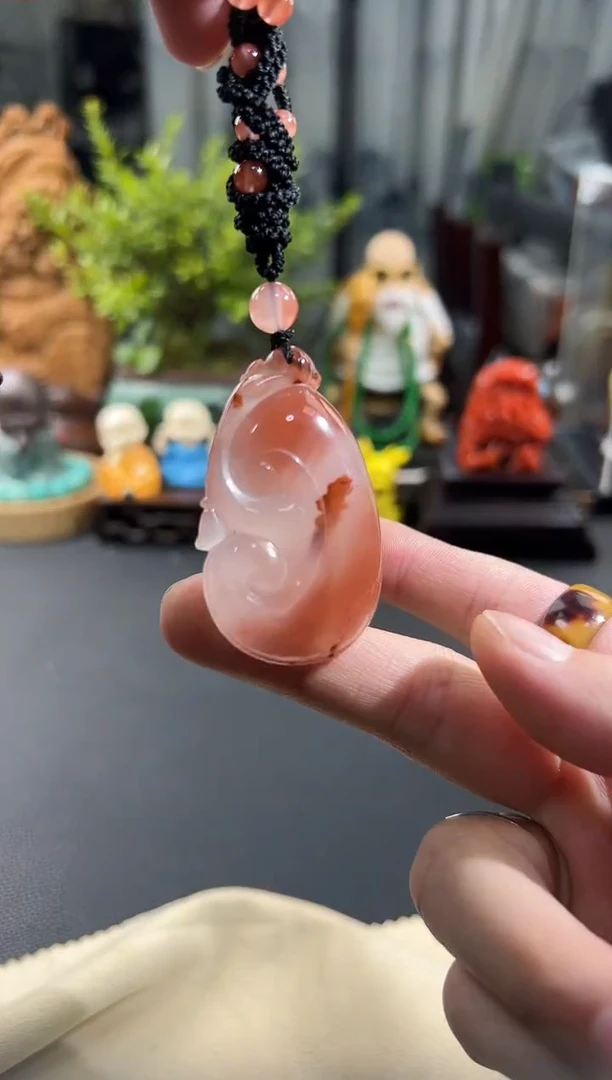 未镶嵌1南红玛瑙 C947 多样性发货其一