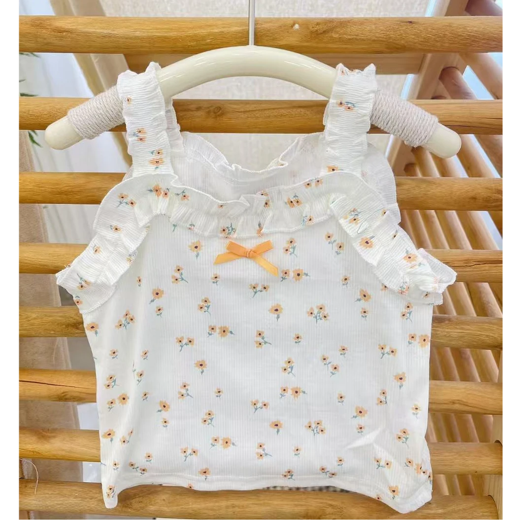 6908---花花吊带背心