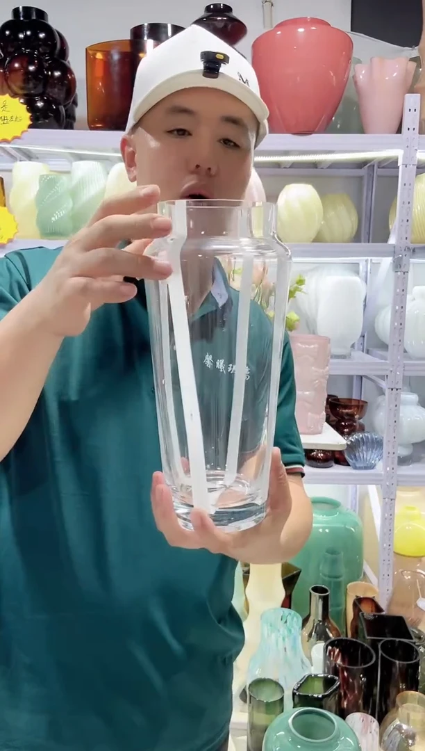 透明白瓷条纹微瑕介意勿拍